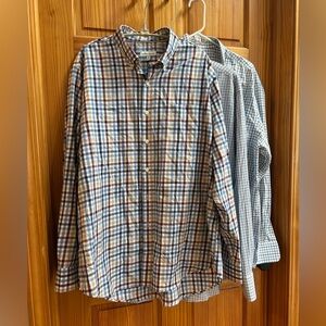BUNDLE ALERT‼️ 3 Peter Millar Plaid Button Down Mens Shirts